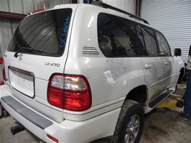 2001 Lexus LX470 White 4.7L AT 4WD #Z21688